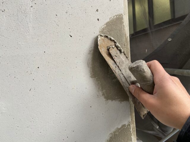 下地処理の様子