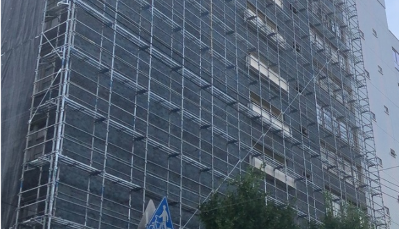高層ビル改修工事