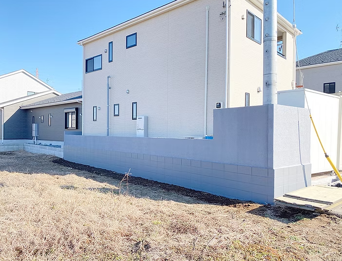 埼玉県春日部市 ブロック塀塗装