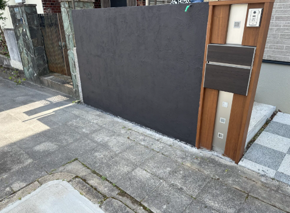 戸建て 擁壁工事