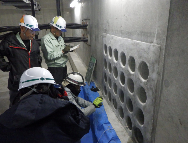 電気ケーブル地中埋設管路工事