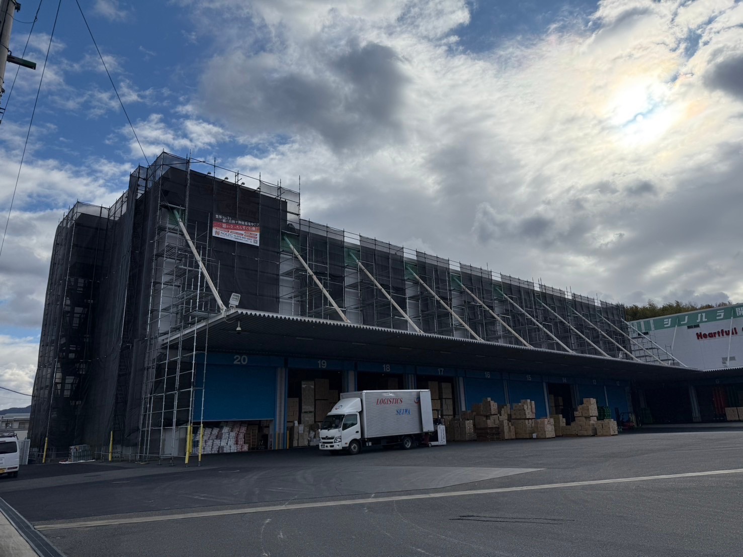 羽曳野市 4階建て倉庫