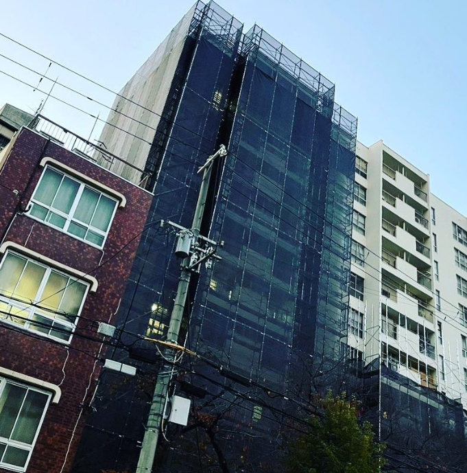 新築物件 足場工事