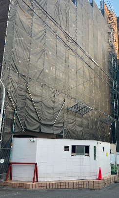 大規模マンション改修足場工事