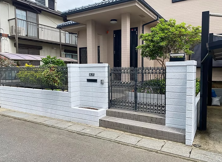 茨城県龍ケ崎市 外壁塗装ブロック塀塗装