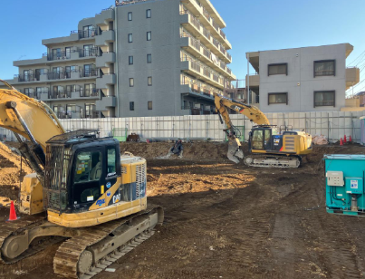 仮囲い撤去/地下解体工事/埋め戻し/外構撤去