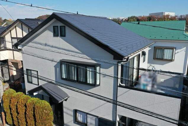 築27年の住まいが洗練されたグレートーンに！厚木市温水西の外壁・屋根塗装
