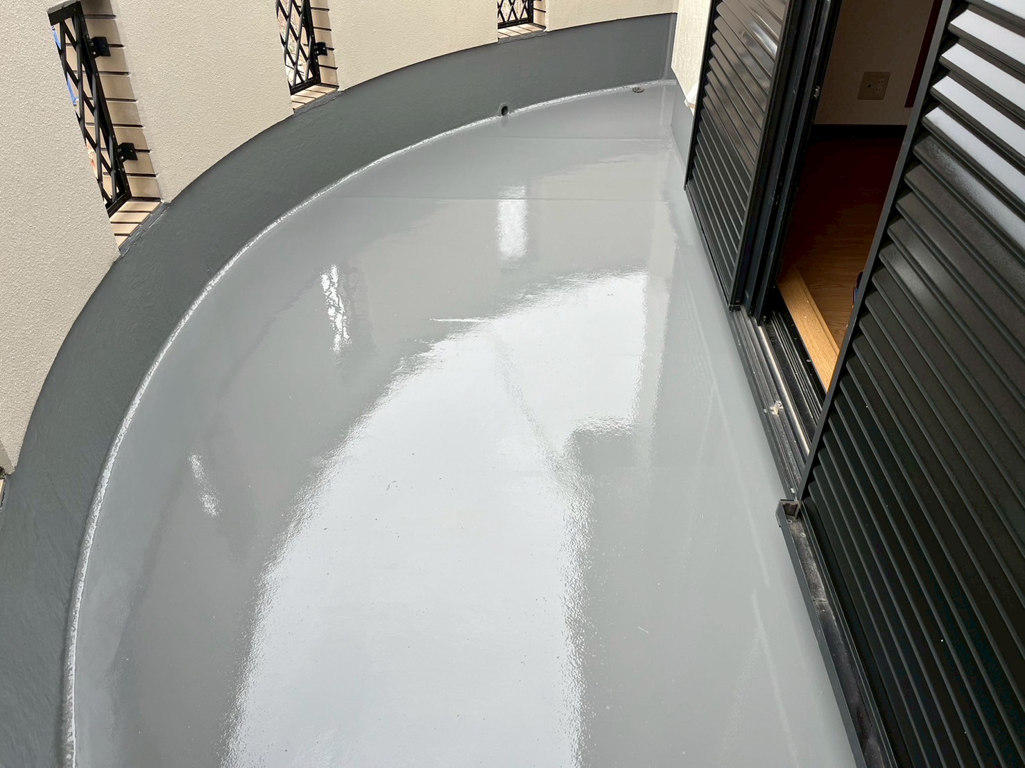 戸建て　バルコニー　防水工事