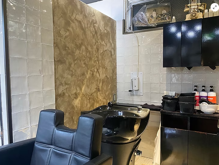 美容院 内装塗装工事