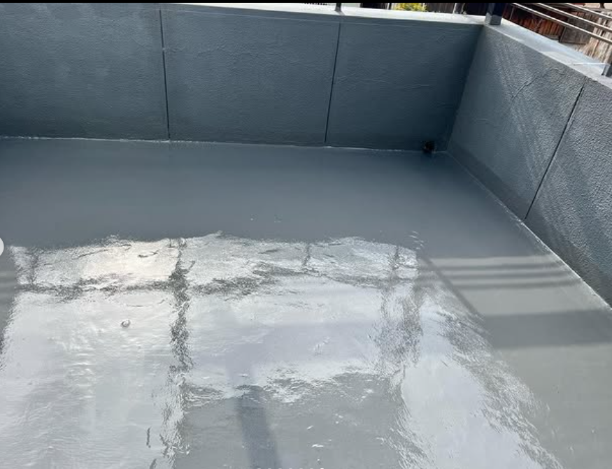 堺市一戸建てベランダ防水工事