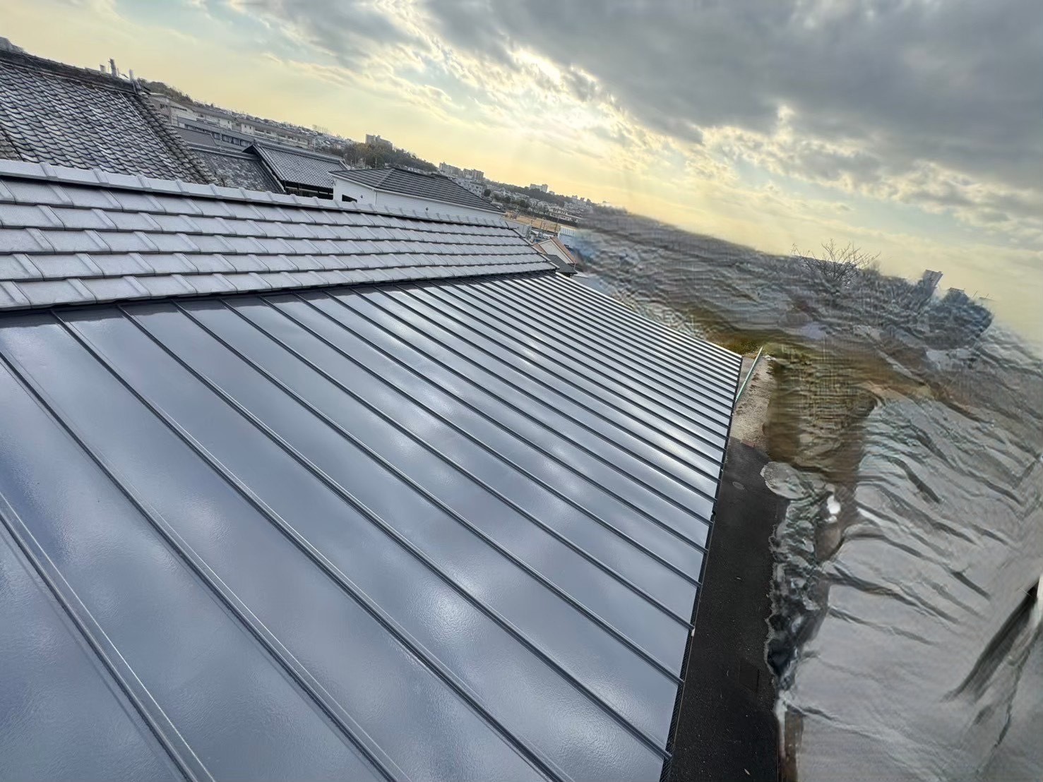 戸建て　屋根塗装工事